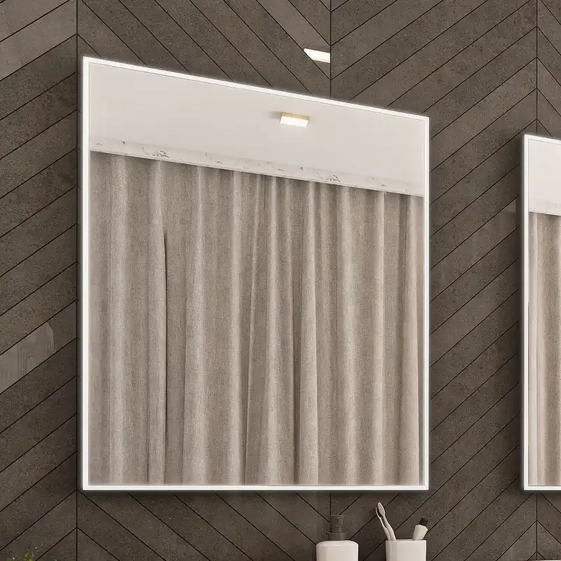 NIMCO černé LED zrcadlo 600x800 Koop Online