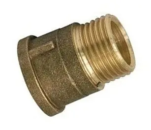 Superprijs Prodloužení mosazné 1/2" 1,5 cm