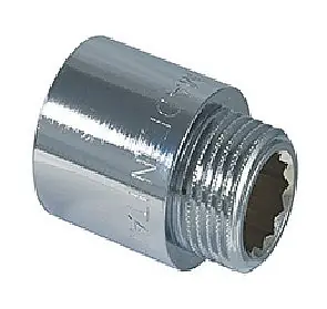 Prodloužení mosazné chromované 1/2" 4 cm Merkproduct