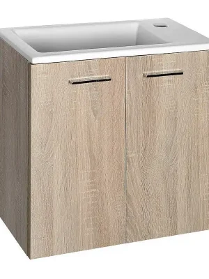 ZOJA/KERAMIA FRESH umyvadlová skříňka 49x50x23,5cm, dub platin Nu Kopen