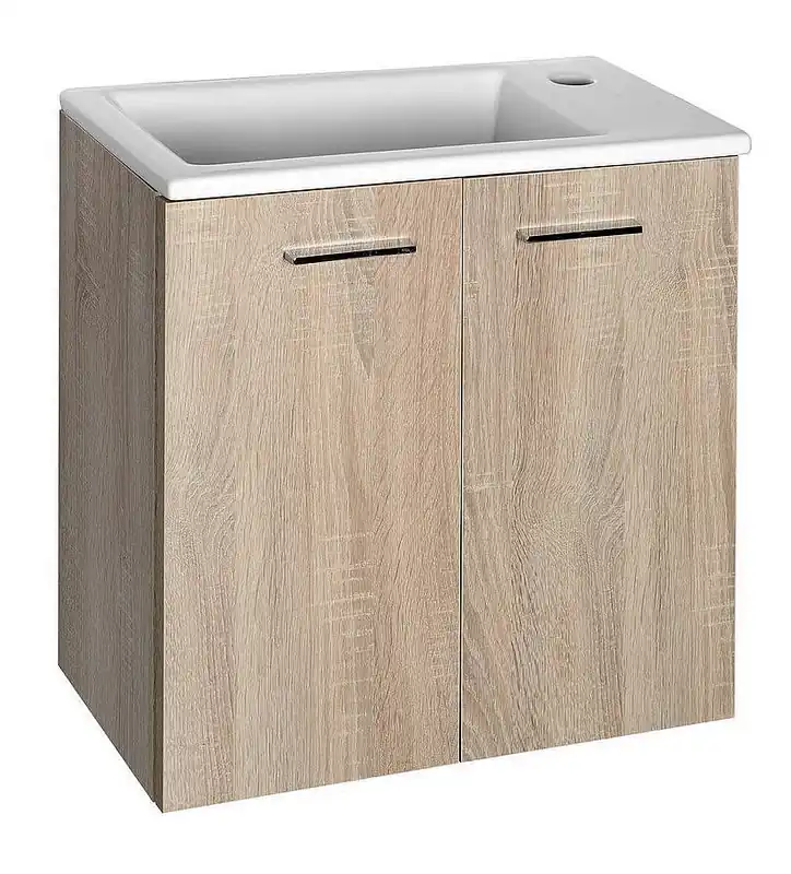 ZOJA/KERAMIA FRESH umyvadlová skříňka 49x50x23,5cm, dub platin Nu Kopen