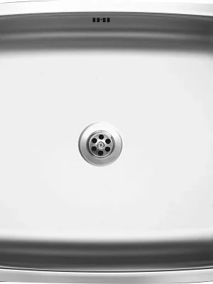 Alleen Vandaag Sinks NEPTUN 526 dřez oválný 526x432mm, 6/4, matný