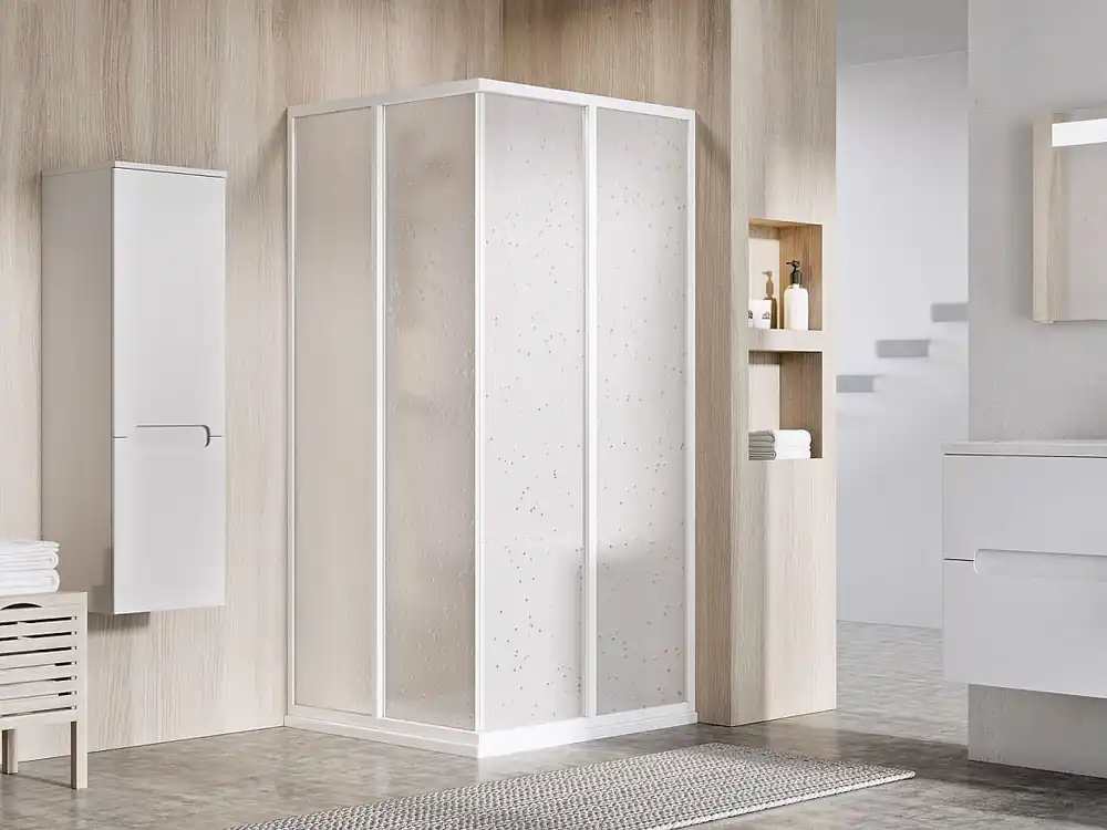 Supernova 195 S rohový vstup 2-dílné posuvné dveře, 1000, bílá/Pearl Aanbieding