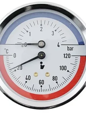 Termomanometr DN80 do 4baru 120st.zadní Sleva