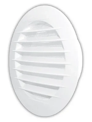 Mřížka ventilační 187 mm, DN 150, bílá Actieprijs