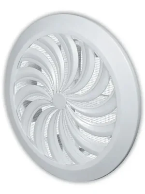 Betaalbaar Mřížka ventilační 180 mm, síťka, žaluzie, DN 100-150, bílá