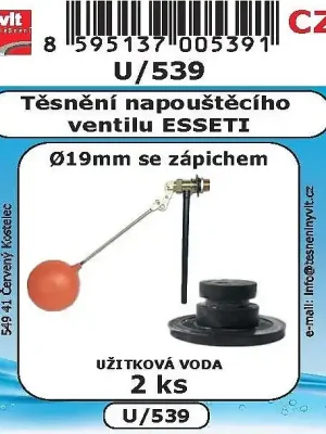 Populair U/539 sada těsnění WC napoušt.zařízení