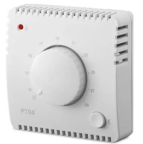 PT04 termostat drátový, kolečko, 230V Exclusieve Aanbieding