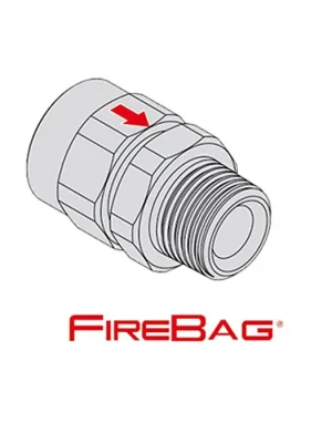 Protipožární armatura závitová FIREBAG 3/4 FM Populair
