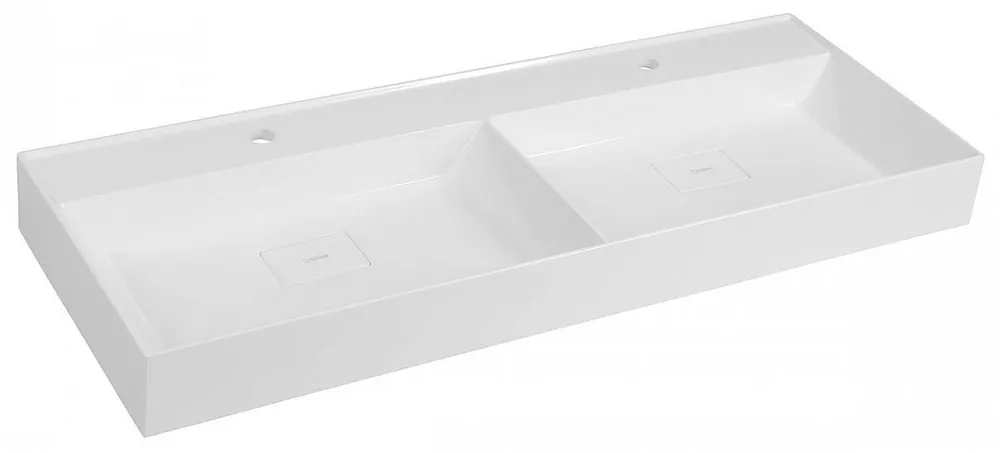 Nieuw GODIVA dvojumyvadlo 119x44cm, litý mramor, bílá