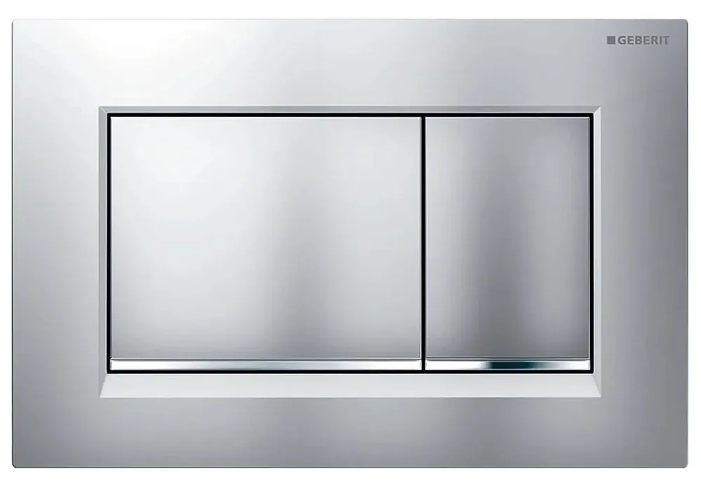 Gecertificeerd Geberit Sigma30 ovládací tlačítko, chrom mat/lesk/mat, easy-to-clean