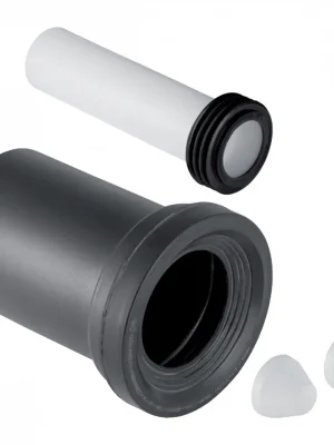 Geberit Připojovací sada pro závěsné WC, 185 mm, chrom mat Populair