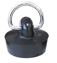 B2/13 Zátka umyvadlová 26 mm pryž černá Lage Prijs