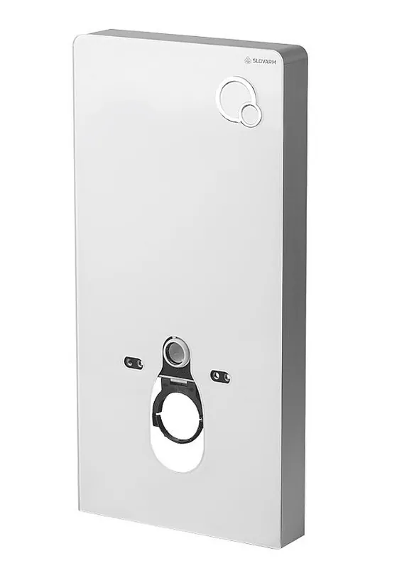 PS-108BPZ Předstěnový modul pro závěsné WC, bílé sklo Gratis Retour