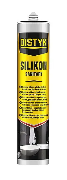 DISTYK Sanitární silikon 280 ml, transparent Finale Uitverkoop
