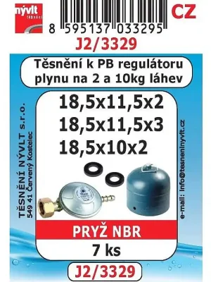 Speciale Aanbieding J2/3329 SADA těsnění regulátoru plynu 7ks NBR pryž