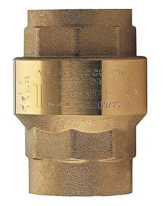 Zpětná klapka (zpětný ventill) 1 Euroblock plnoprůtočná Premium