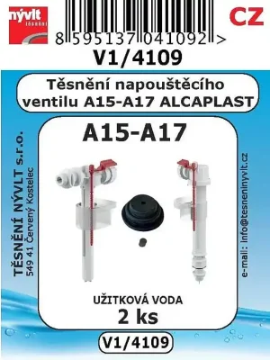 Voordeelprijs V1/4109 sada napouštěcího ventilu wc A15-A17, 2ks