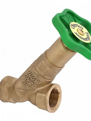 Mosazný ventil šikmý 3/4, typ 1525 nestoupající vřeteno Exclusieve Aanbieding