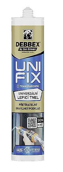 Den Braven MS UNIFIX CLEAR univerzální lepící tmel, transparent Koopje