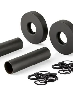Rechtstreeks Van De Fabrikant Sada trubiček 70 mm se dvěma krytkami D=50 mm, černá mat