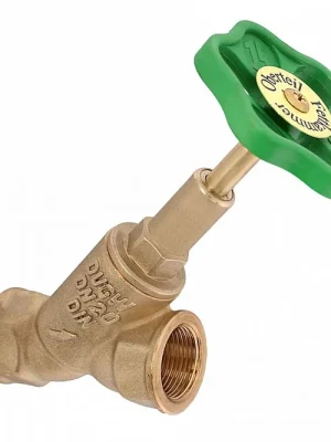 Merkproduct Mosazný ventil šikmý typ 1505, stoupající vřeteno