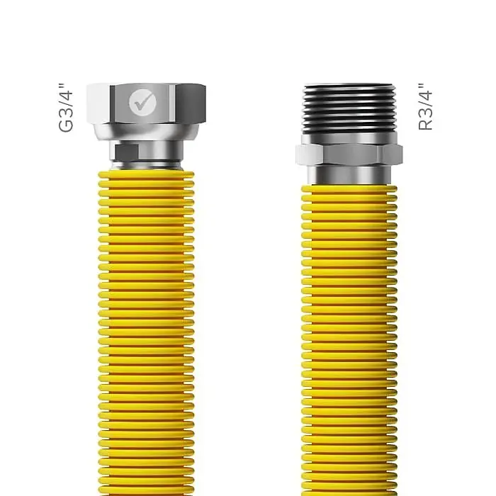 Merabell Hadice Gas Flexi R3/4"-G3/4", 30-60 cm Premium
