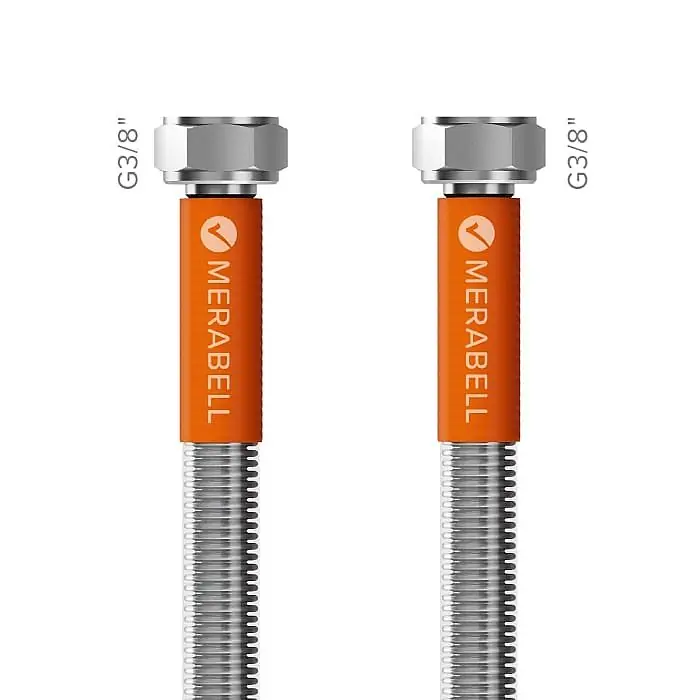 Speciale Aanbieding Merabell Hadice Aqua Profi G3/8” x G3/8” 80 cm (s PVC ochranným opláštěním)