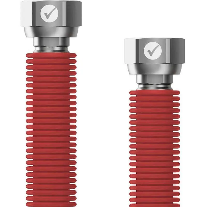 Merabell Hadice Aqua Flexi G1/2"-G1/2", 30-60 cm, červená Actieprijs