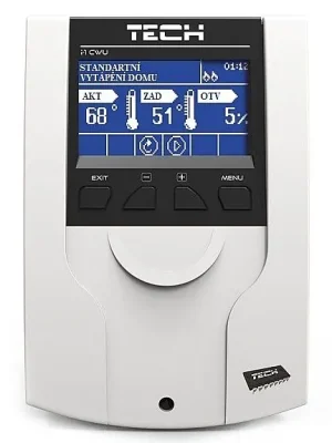 Merkproduct TECH Controllers EU-i-1 TUV Regulátor pro 1 směšovací ventil a čerpadlo TUV