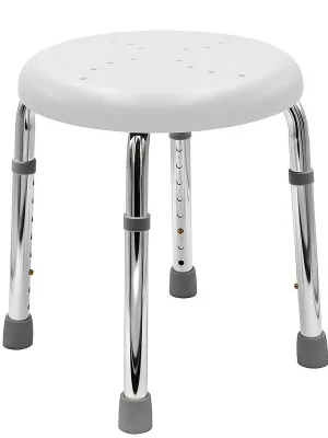 HANDICAP koupelnová stolička 35 cm, výška 350-525 mm, hliník/plast Betrouwbaar
