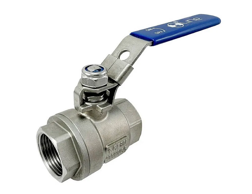Kulový kohout voda 2 1/2" FF páka, nerez Premium