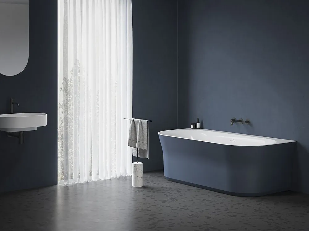 Vana YPSILON Wall 1780x860 snowwhite/deepsea blue Uitverkoop