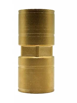 Bezpečná Platba E-PRESS fitink mosaz-spojka pro spoj. trubek Eurotis stejné dimenze DN12/DN12 plyn
