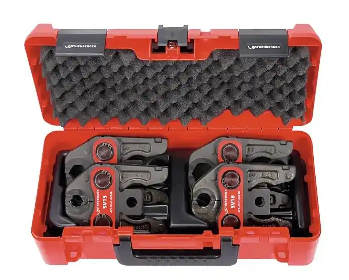 Rothenberger SET 4 čelistí Standard SV15-18-22-28 v kufru Nieuw