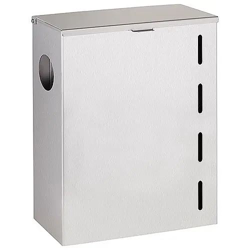 Odpadkový koš 6,5 l se zásobníkem na hygienické sáčky, nerez, mat Fabrieksprijs