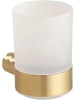 ZYRA Držák kartáčků, mat, zlatá light Exclusieve Aanbieding