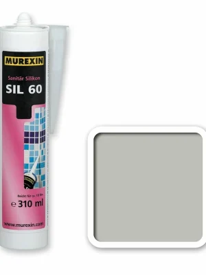 Voordeelprijs Silikon sanitární Murexin SIL 60 šedá 310 ml