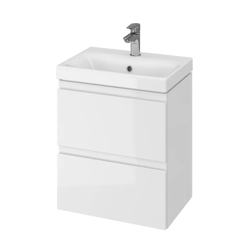 Skříňka Cersanit Moduo 50 s umyvadlem slim bílá set 983, S801-229-DSM Speciale Aanbieding