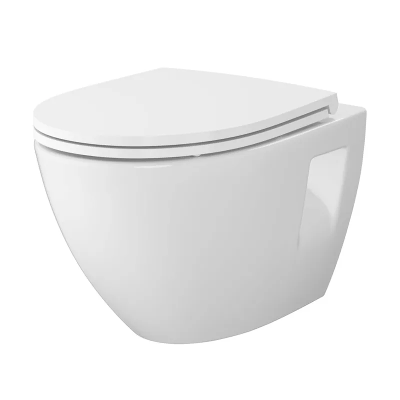 Bestel Nu WC mísa Cersanit Moduo Plus závěsná bílá oválná sedátko slim duroplast soft close easy off set C458, S701-970