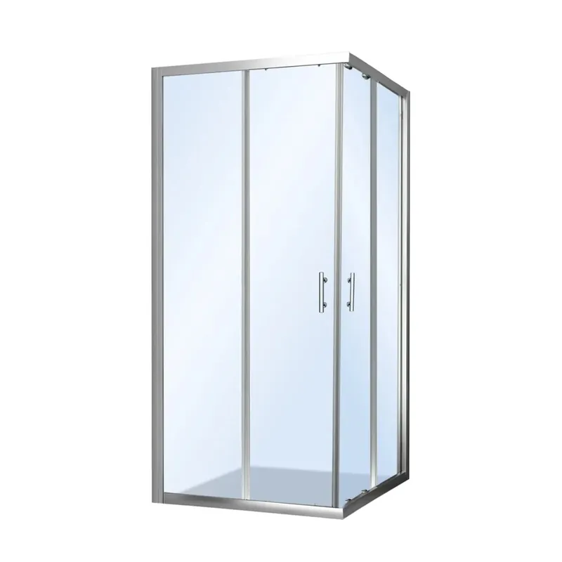 Sprchový kout EBS Vame čtvercový 90x90x190, brillant/transparent, VAMEQ90CRT Exclusieve Aanbieding