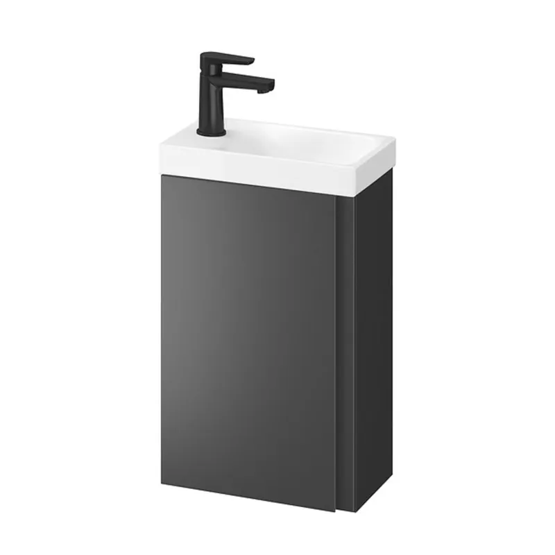 Skříňka Cersanit Moduo 40 s umyvadlem antracit set B812, S801-467-DSM Hete Deal