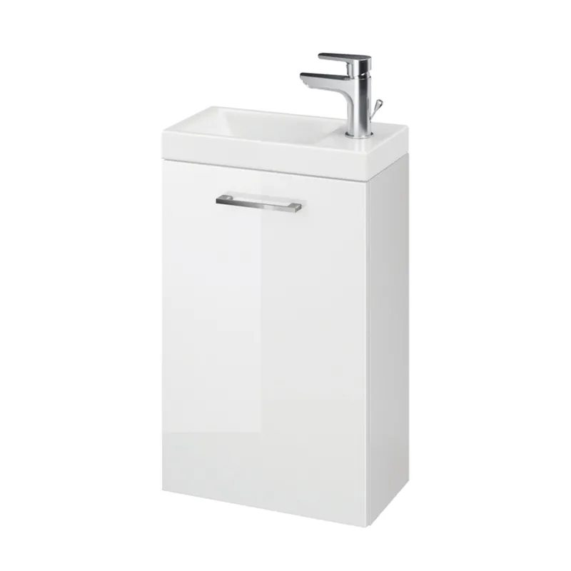 Skříňka Cersanit Lara 40 s umyvadlem Como bílá set 886, S801-187-DSM Nieuw