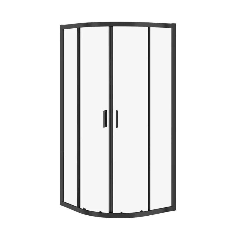Sprchový kout Cersanit Arteco 90x90x190 čtvrtkruhový, černý, S913-014 Snelle Levering
