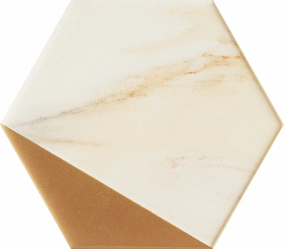 Dekor Tubadzin Flare gold hex lesk 11x13 Beste Prijs