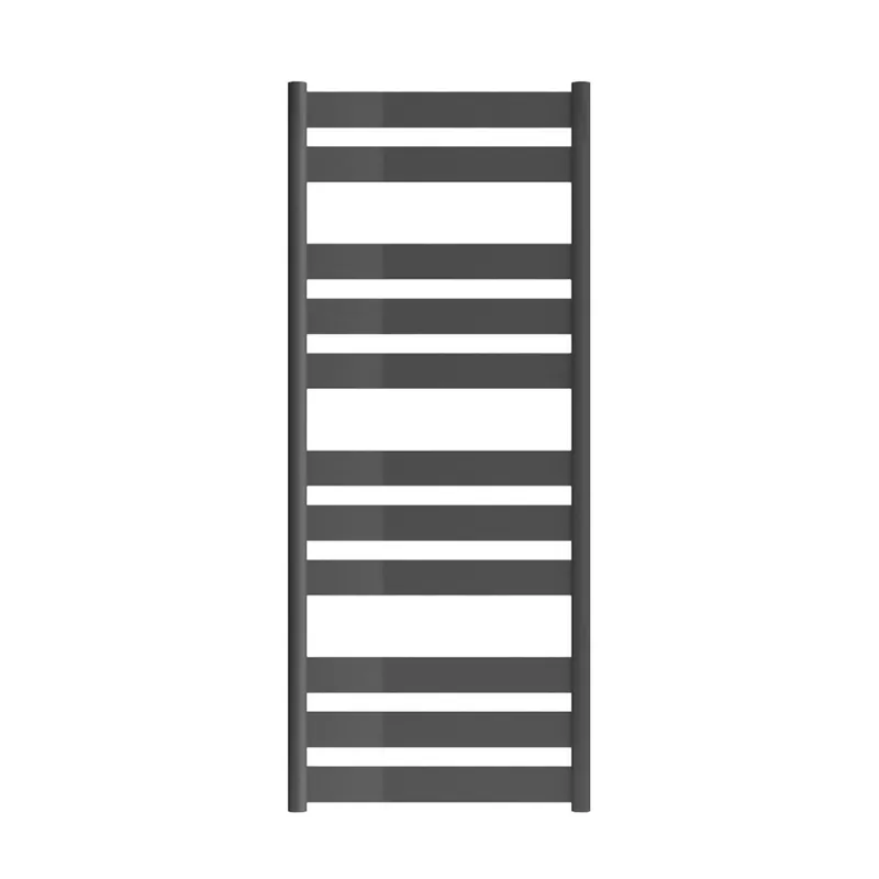 Merkproduct Radiátor Zehnder Zeta 120x50 cm, vnější připojení, RAL 0346 anthracite, ZET-120-050-0346