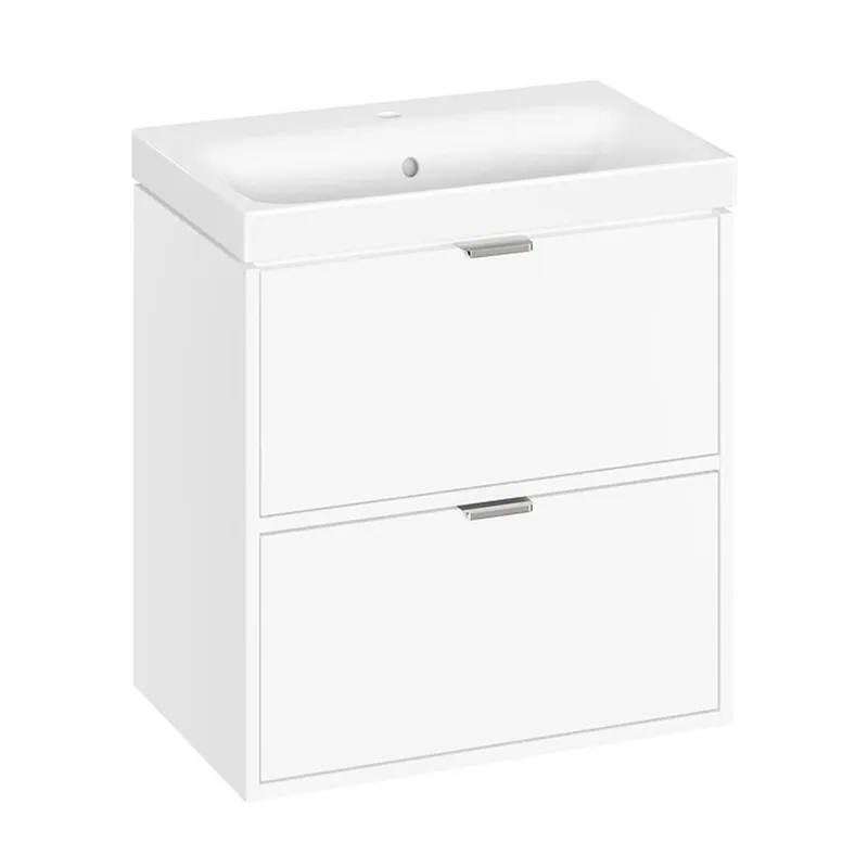 Nu Kopen Skříňka Cersanit Atrato 60 s umyvadlem SLIM, bílá, set C640, S4007-003