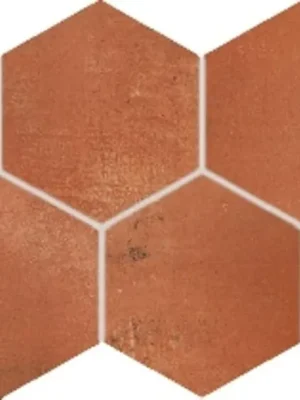 Dekor Rako Via červenohnědá struktura mat rektifikovaný 21x37 DDVT8712 Lage Kosten