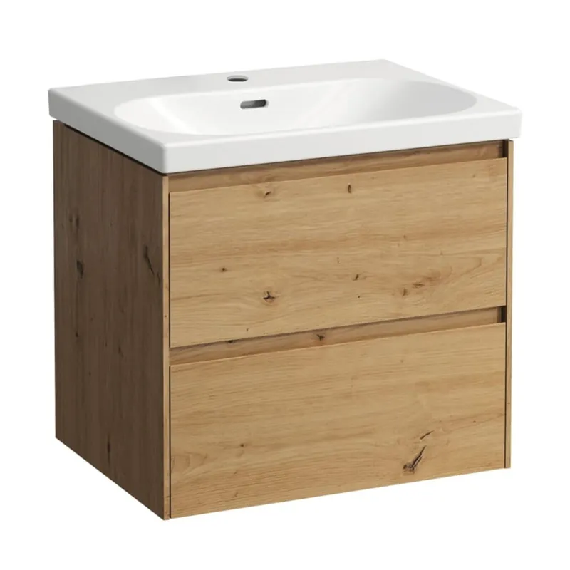 Lage Prijs Lani skříňka pod umyvadlo 59x52 se 2 zásuvkami, pro umyvadlo H8100830001041 divoký dub H4035321122671